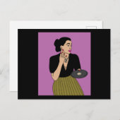 ヴィンテージレコードプレート ポストカード (正面/裏面)
