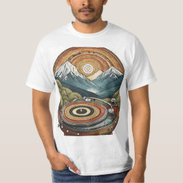 ヴィンテージレコードプレーヤー Tシャツ