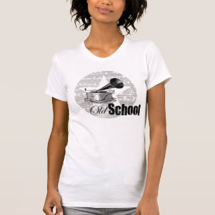 ヴィンテージレコードプレーヤーTシャツ Tシャツ