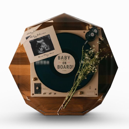 ヴィンテージレコード制作者の妊娠発表 フォトブロック (正面)