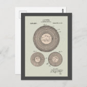 ヴィンテージレコード特許 ポストカード (正面/裏面)