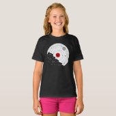 ヴィンテージレコード自然デザイン Tシャツ (正面フル)