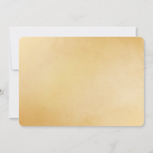 ヴィンテージレコード誕生日招待フォルダー 招待状 (裏面)