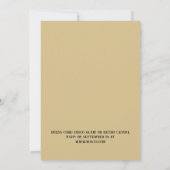 ヴィンテージレコード誕生日招待状 招待状 (裏面)