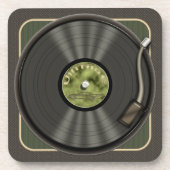 ヴィンテージレコード コースター (正面)