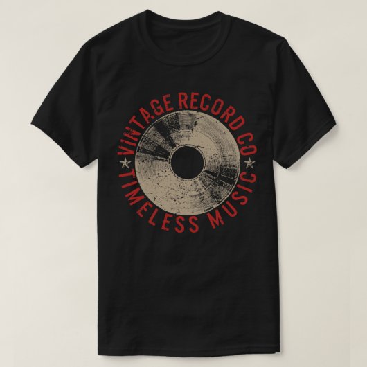 ヴィンテージレコード Tシャツ (デザイン正面)