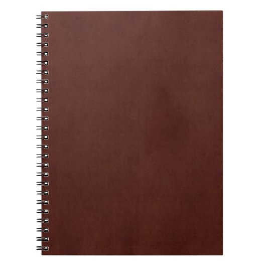 ヴィンテージレザーなめし茶色の羊皮紙紙 ノートブック (正面)