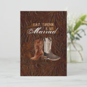 ヴィンテージレザーカウボーカントリーリハーサル 招待状 (スタンド正面)