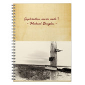 ヴィンテージレザークラシック紙カバーノート ノートブック (正面)