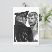 ヴィンテージレザーダディードムサブスケッチシャツ サンキューカード (スタンド正面)