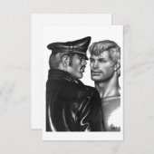 ヴィンテージレザーダディードムサブスケッチシャツ サンキューカード (正面/裏面)