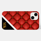 ヴィンテージレザーモノグラム Case-Mate iPhoneケース (裏面 (横))