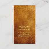 ヴィンテージレザーレッドワックス弁護士 名刺 (裏面)