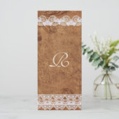 ヴィンテージレザー及びレースプログラムラックカード プログラム (スタンド正面)