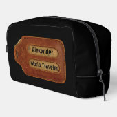 ヴィンテージレザーIDラベル化粧品 ドップキット (右コーナー)