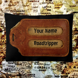 ヴィンテージレザーIDラベル アクセサリーポーチ