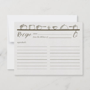 ヴィンテージレシピカード