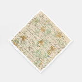 ヴィンテージレシピミツバチ スタンダードランチョンナプキン (角)