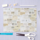 ヴィンテージレシートティッシュペーパー 薄葉紙 (クラフト)