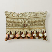 ヴィンテージレジ、ほこりとクモの巣で覆われる アクセントクッション (正面)