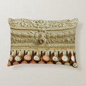 ヴィンテージレジ、ほこりとクモの巣で覆われる アクセントクッション (裏面)