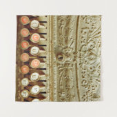 ヴィンテージレジ、ほこりとクモの巣で覆われる タペストリー (正面(横))