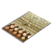 ヴィンテージレジ、ほこりとクモの巣で覆われる ノートブック (左側)