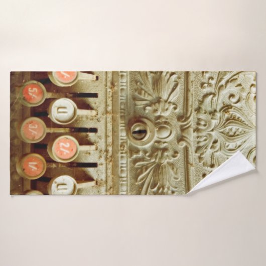 ヴィンテージレジ、ほこりとクモの巣で覆われる バスタオル (バスタオル)