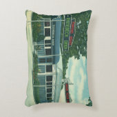 ヴィンテージレストランラインベックロードダイナー アクセントクッション (正面(垂直))