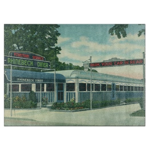 ヴィンテージレストランラインベックロードダイナー カッティングボード (正面)