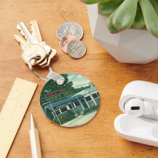 ヴィンテージレストランラインベックロードダイナー キーホルダー (デスク)