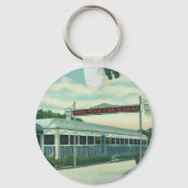 ヴィンテージレストランラインベックロードダイナー キーホルダー (裏面)