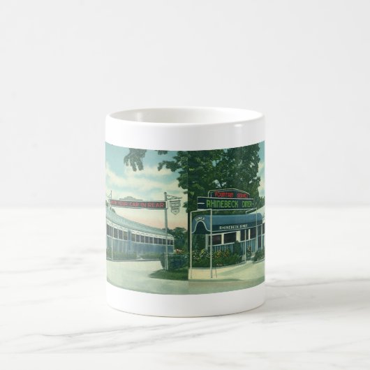 ヴィンテージレストランラインベックロードダイナー コーヒーマグカップ (中央)