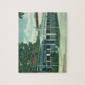 ヴィンテージレストランラインベックロードダイナー ジグソーパズル (縦)