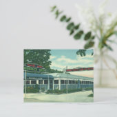 ヴィンテージレストランラインベックロードダイナー ポストカード (スタンド正面)