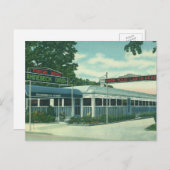 ヴィンテージレストランラインベックロードダイナー ポストカード (正面/裏面)