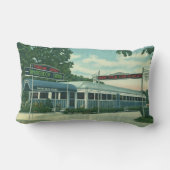 ヴィンテージレストランラインベックロードダイナー ランバークッション (裏面)