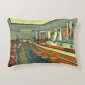 ヴィンテージレストランレトロロードダイナーインテリア アクセントクッション (正面)