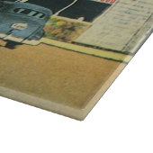 ヴィンテージレストラン、ダイナーと車で50sドライブ カッティングボード (角)