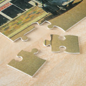 ヴィンテージレストラン、ダイナーと車で50sドライブ ジグソーパズル (側面)