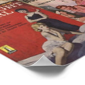 ヴィンテージレズビアンパルプフィクションコラージュ ポスター (角)