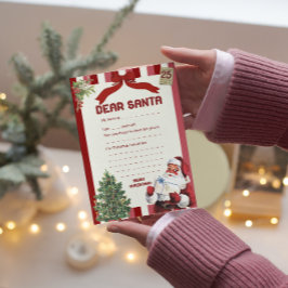 ヴィンテージレターからサンタクリスマスウィッシュリスト紙