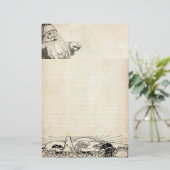 ヴィンテージレターからサンタ紙シート (スタンド正面)