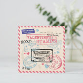 ヴィンテージレターバレンタインデー シーズンカード (スタンド正面)