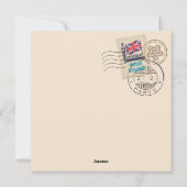 ヴィンテージレターバレンタインデー シーズンカード (裏面)