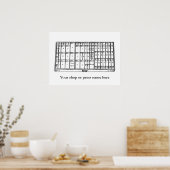 ヴィンテージレタープレス型ケースプリント店ポスター ポスター (キッチン)