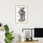 ヴィンテージレタープレス広告ポスター ポスター (ホームオフィス)