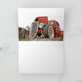 ヴィンテージレックラシックドの集電誕生日 カード (内部)