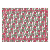 ヴィンテージレッドさくらんぼフルーツパターンキッチンピクニック テーブルクロス (正面(横))