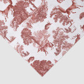 ヴィンテージレッドエレガントキツネラビットトイレクラフト 薄葉紙 (詳細)